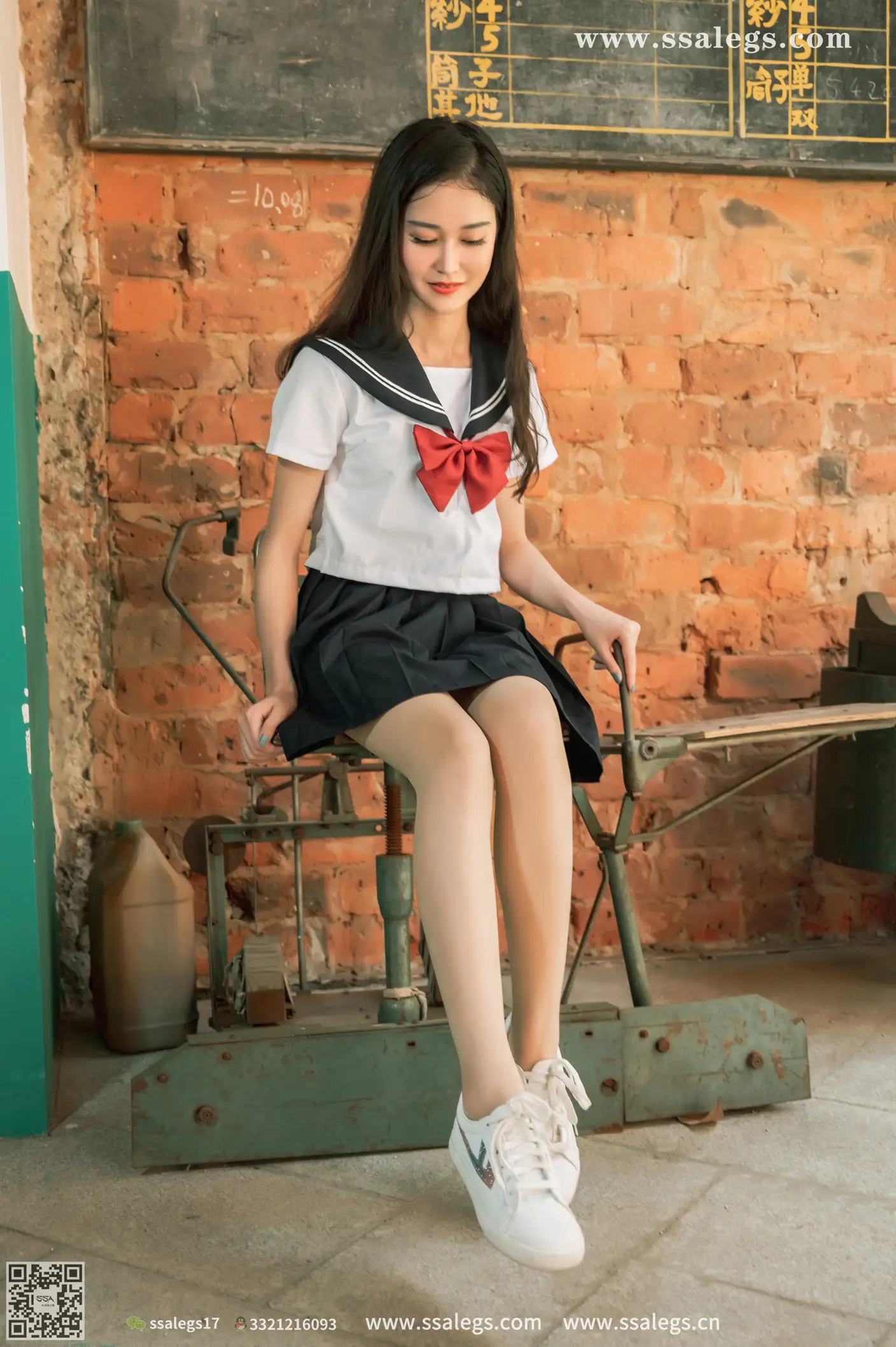 [Mzsock] NO.422 Manman white jk uniform flesh photo (Part 2) silk club#[124P]-46