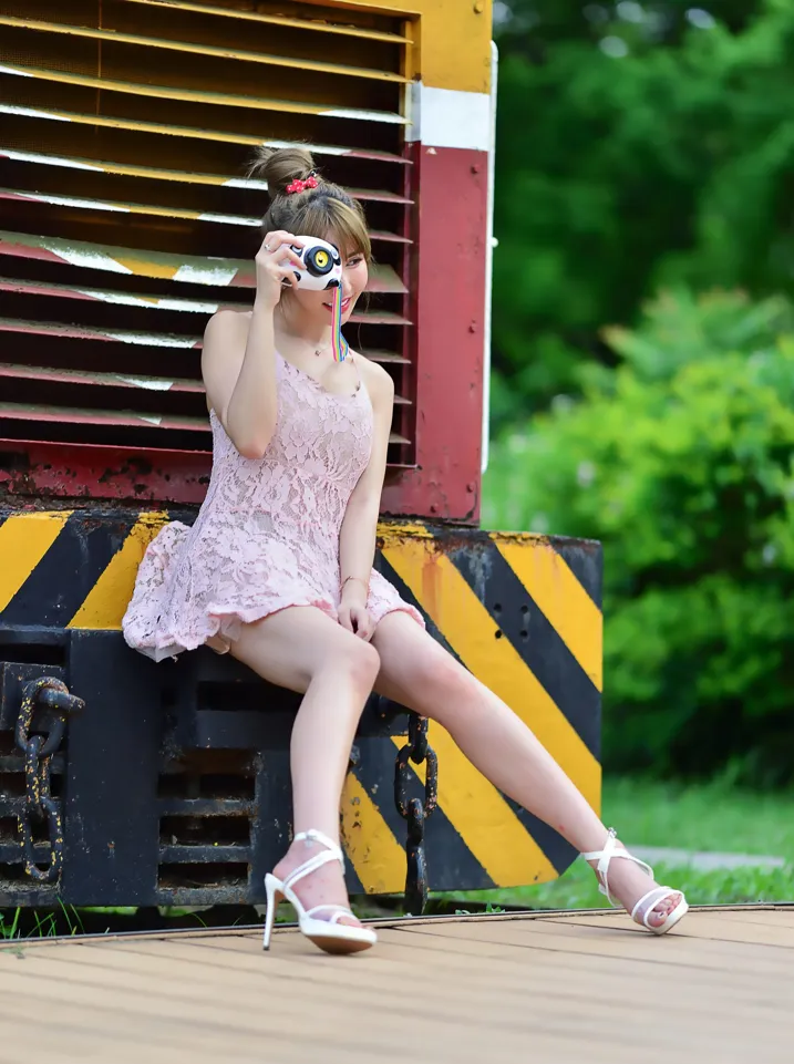 [Mzsock] NO.201 Chen Weiyu suspender dress with cool and beautiful legs street photography#[105P]-77