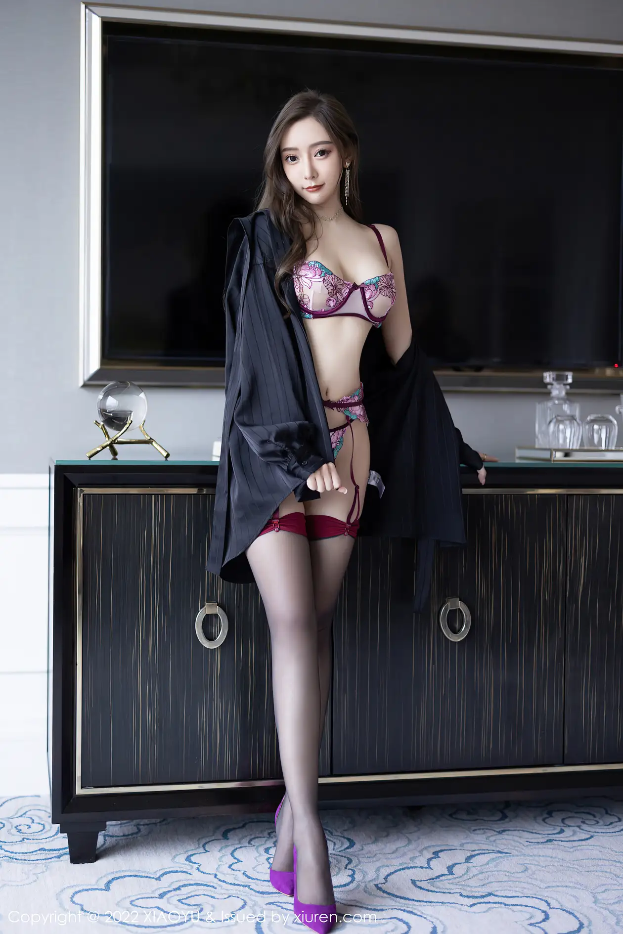 [XiaoYu] 2022.07.14 VOL.0820 Wang Xinyaoyanni beautiful legs in black stockings#[72P]-13